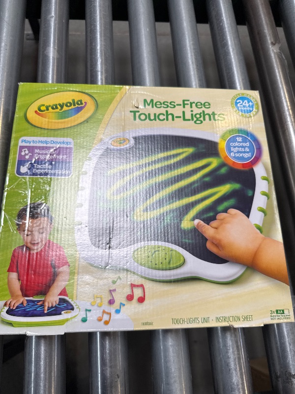 Photo 1 of Crayola Toddler Touch Lights, Musical Sensory Toys for Toddlers, Light Up Drawing Pad, Mess Free Painting, Travel Activity, Gift for Toddlers, 2+