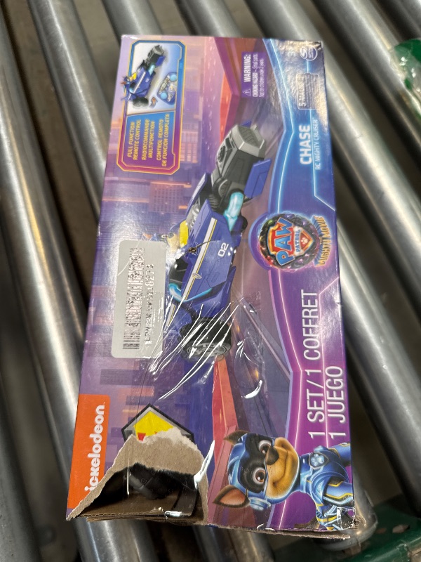 Photo 1 of Paw Patrol: The Mighty Movie, Remote Control Car with Molded Mighty Pups Chase, Kids Toys for Boys & Girls 3+