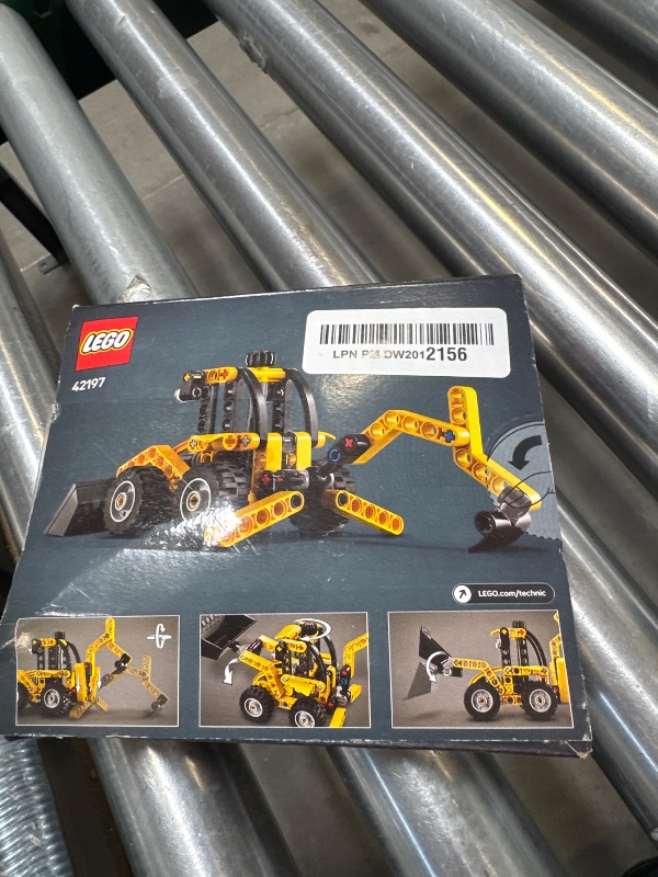 Photo 1 of LEGO Technic Backhoe Loader Construction Toy - Building Toy Set for Boys and Girls, Ages 7+ - Educational Gift Idea for Kids Birthday with Usable Back Digger, Scoop, & Outriggers - 42197