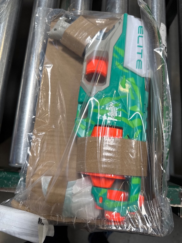 Photo 1 of NERF Elite Disruptor Dynamic Green Dart Blaster, Rotating Drum, Slam Fire, Kids Outdoor Toys for 8 Year Old Boys & Girls (Amazon Exclusive)