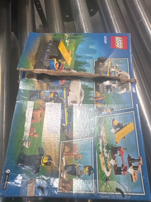 Photo 1 of LEGO City Mobile Police Dog Training 60369, SUV Toy Car with Trailer, Obstacle Course and Puppy Figures, Animal Playset for Boys and Girls Ages 5 Plus