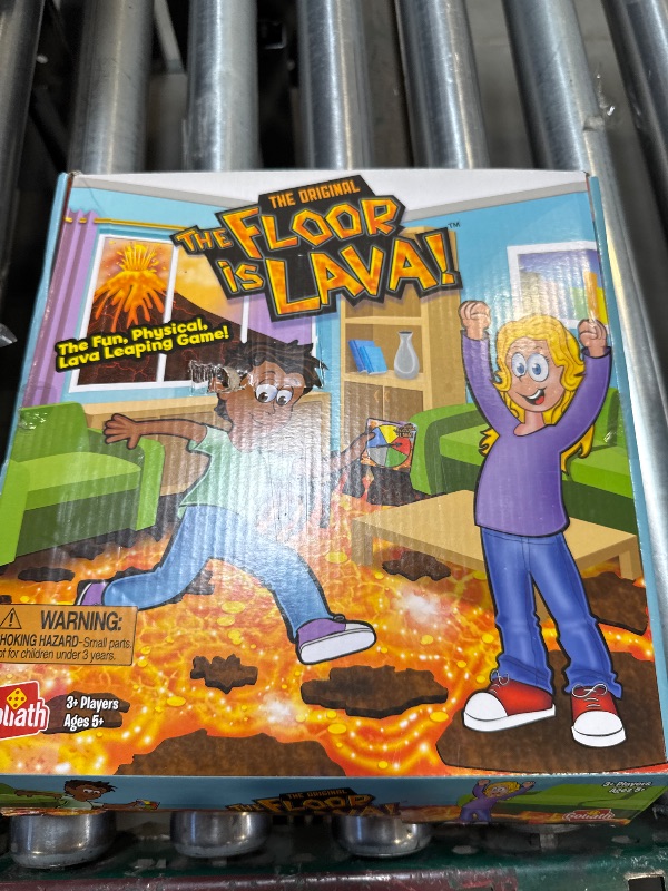 Photo 1 of The Original The Floor is Lava! Game by Endless Games - Interactive Game For Kids And Adults - Promotes Physical Activity - Indoor And Outdoor Safe