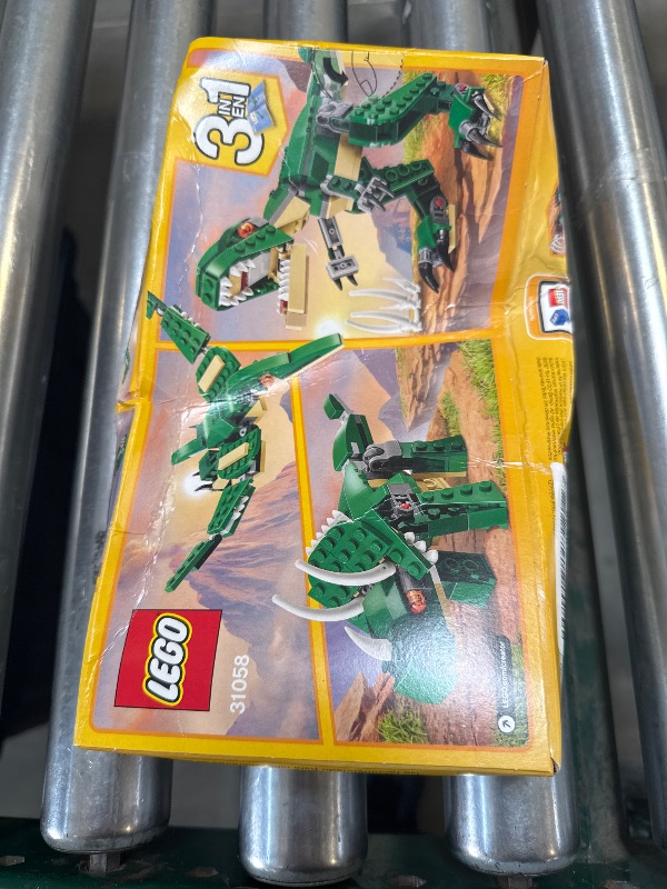 Photo 1 of LEGO Creator 3 in 1 Mighty Dinosaur Toy, Transforms from T. rex to Triceratops to Pterodactyl Dinosaur Figures, Great Gift for 7-12 Year Old Boys & Girls, 31058