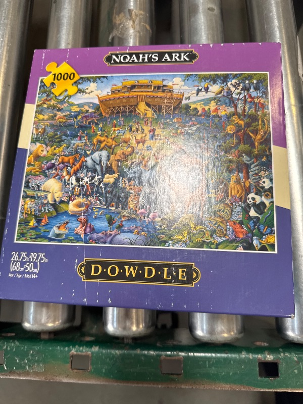 Photo 1 of Buffalo Games - Dowdle - Noah's Ark - 1000 Piece Jigsaw Puzzle for Adults -Challenging Puzzle Perfect for Game Nights - Finished Size is 26.75 x 19.75