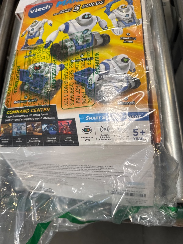 Photo 1 of VTech 5-in-1 Make-a-Bot Transformable Robot Toy with Sound Sensor and Obstacle Detector