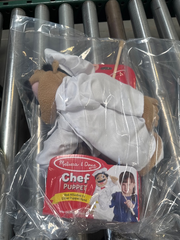 Photo 1 of Melissa & Doug Chef Puppet (Al Dente) with Detachable Wooden Rod