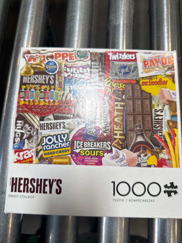 Photo 1 of Buffalo Games - Hershey - Hershey's Sweet Collage - 1000 Piece Jigsaw Puzzle for Adults -Challenging Puzzle Perfect for Game Nights - Finished Size is 26.75 x 19.75