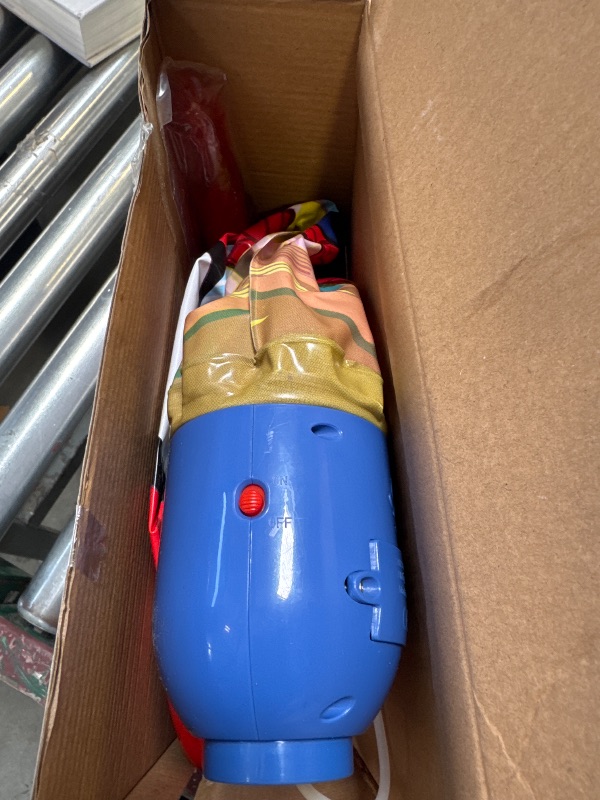 Photo 1 of Spider-Man Bubble Machine Amazon Exclusive Huge Inflatable Bubble Machine for Kids Includes a Stand and Bonus 40oz of Bubble Solution 2 in 1 Play Pattern for Maximum Bubble Toy Fun