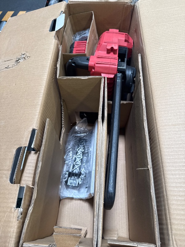 Photo 1 of SKIL PWR CORE 20 Brushless 20V 12'' Handheld Lightweight Chainsaw Kit with Tool-free Chain Tension & Auto Lubrication, Includes 4.0Ah Battery and Charger-CS4562B-10
