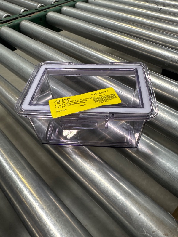 Photo 1 of The Home Edit Small Canister Food Storage Container, Clear 6"x4"x3"
