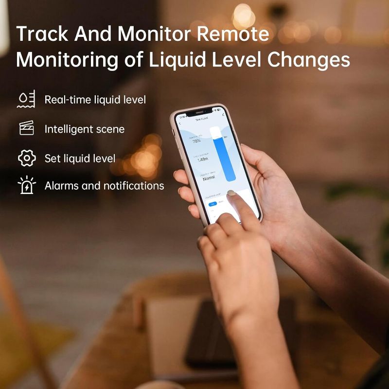 Photo 1 of EPTTECH Smart TLC2206 WiFi Water Oil Fuel Liquid Tank Level Monitor Indicator Controller Remote Water Level Sensor TUYA Intelligent Liquid Level Detector
