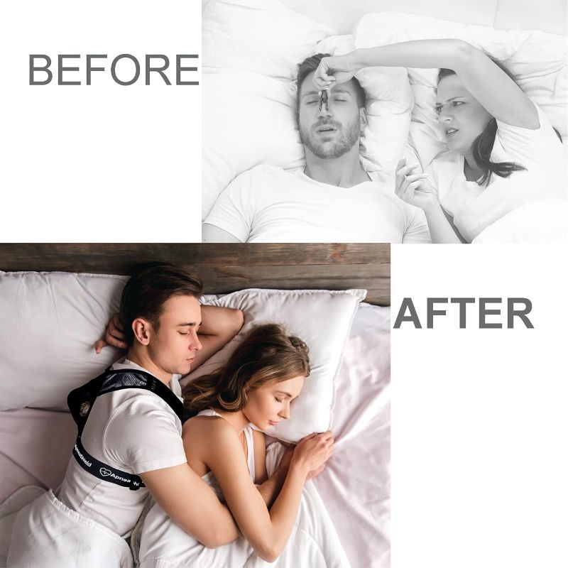 Photo 1 of ApneaShield Sleep Position Trainer for Sleeping On Your Side | Side Sleep Trainer | Snore Stopper | Anti Snoring Device | Lightweight, Comfortable, Effective in Reducing Supine Sleep Time