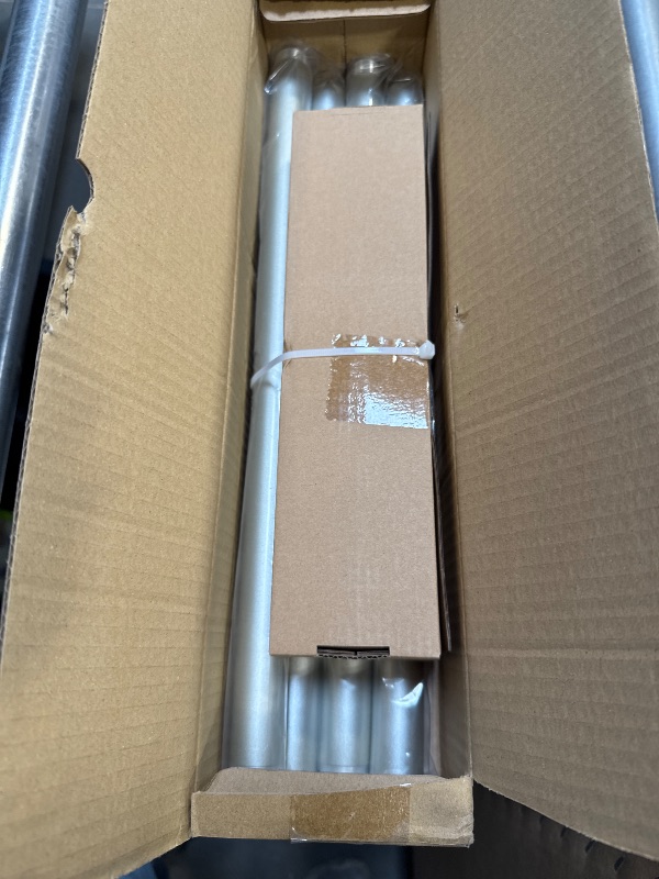 Photo 1 of HEI! DEAR 2 Pack Silver Curtain Rods for Windows 28 to 48 Inch(2.3-4ft),1 Inch Diameter Heavy Duty Curtain Rods,Adjustable Curtain Rod,Telescopic Drapery Rods,Window Curtains Rod 18-45",Antique Silver