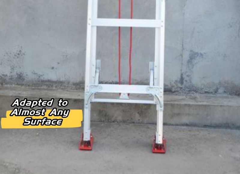 Photo 1 of Kikeep Extension Ladder Feet Foot Pads Cover Shoe kit for Extension Ladders Ladder Anti-Skid feet Replacement Feet for Aluminum Ladders 1 Pair (Style 2)