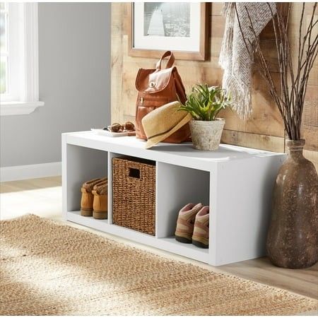 Photo 1 of Better Homes & Gardens 3-Cube Storage Organizer White Texture
