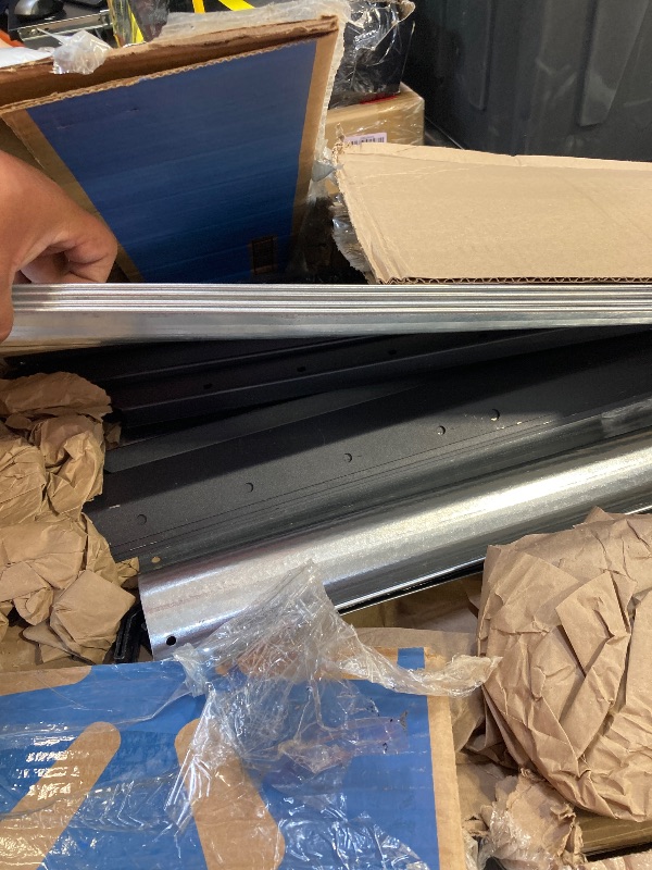 Photo 1 of Shade galvanic roof 47inchx12inch 4pcs 2pcs 19inchx12inch and multiple supports