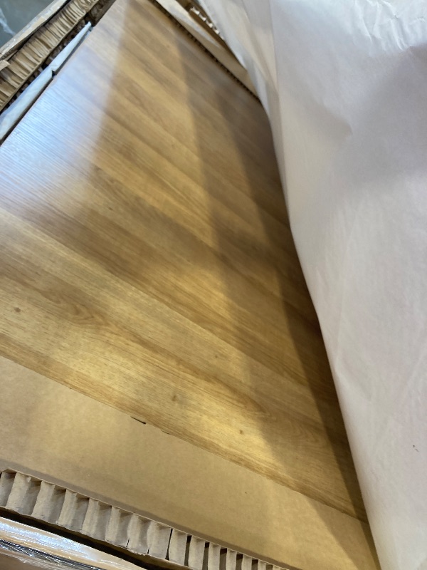 Photo 1 of Box 1 of 1 only---Better Homes & Gardens Juliet Extendable Dining Table, Light Honey Finish