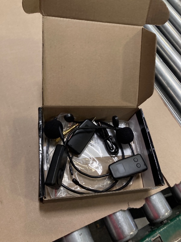 Photo 1 of Wireless Microphone System for 2 People, 2.4G Dual Wireless Headset Mics Ideal for Speakers, Voice Amplifier, PA System, Teacher, Tour Guides, Fitness Instructor