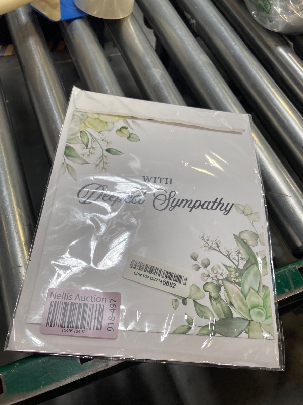 Photo 1 of Andaz Press Jumbo Sympathy Card with Envelope, Sorry For Your Loss Card With Deepest Sympathy, Loss Of Pets, Premium Condolences Card with Big Blank Space to Send to Friends Family, 8.5" x 11", 1-Pack