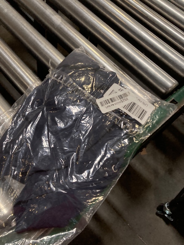 Photo 1 of Men's Fashion Shirt Short Sleeve Beach V-Neck Drawstring Solid Color Yoga African Summer Top Solid Dark Blue 2XL