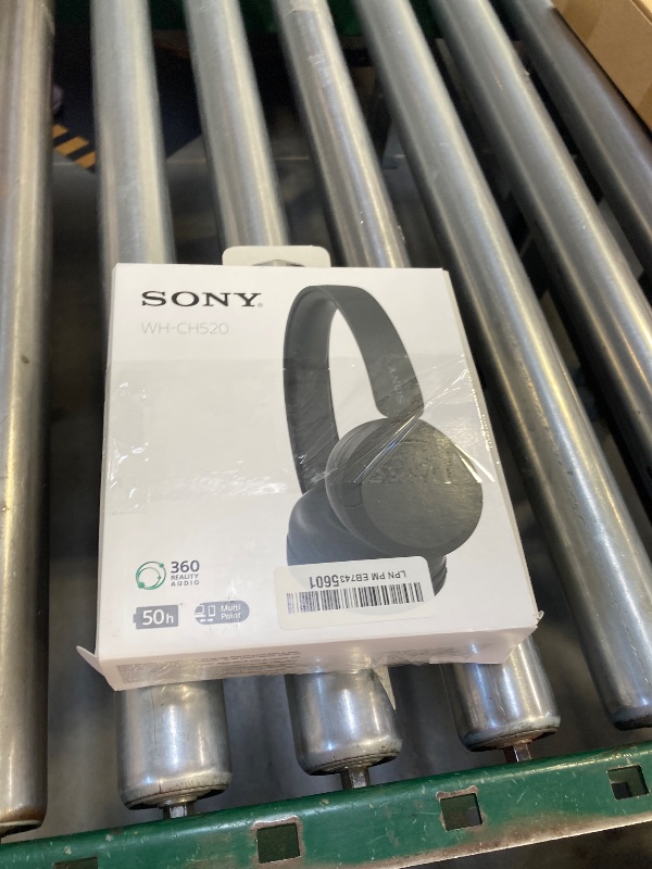 Photo 1 of Sony WH-CH520 Wireless Headphones Bluetooth On-Ear Headset with Microphone, Black New