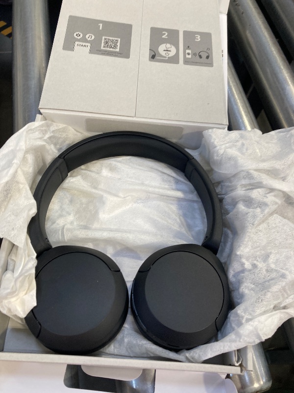Photo 1 of Sony WH-CH520 Wireless Headphones Bluetooth On-Ear Headset with Microphone, Black New