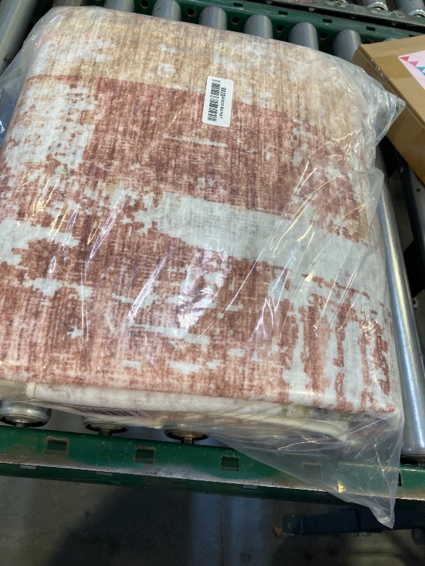 Photo 1 of Poeti Washable Rug, 5x7 Area Rug - Modern Abstract-colorful, Machine Washable & Foldable, Non-Slip, Stain Resistant