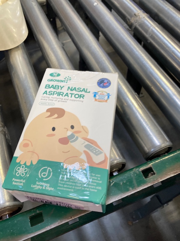Photo 1 of GROWNSY Nasal Aspirator for Baby, Electric Baby Nose Sucker with Larger Suction Chamber and More Powerful Suction, Automatic Nose Cleaner with Music and Light Soothing Function