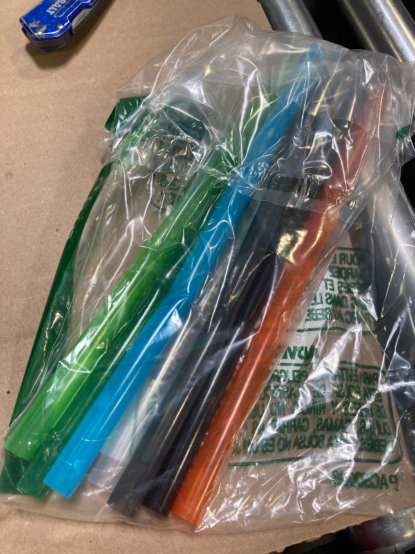 Photo 1 of ALINK 7 PCS Reusable Boba Straws, 13 mm x 10.5 inch Long Wide Colored Plastic Smoothie Straws for Bubble Tea, Tapioca Pearls