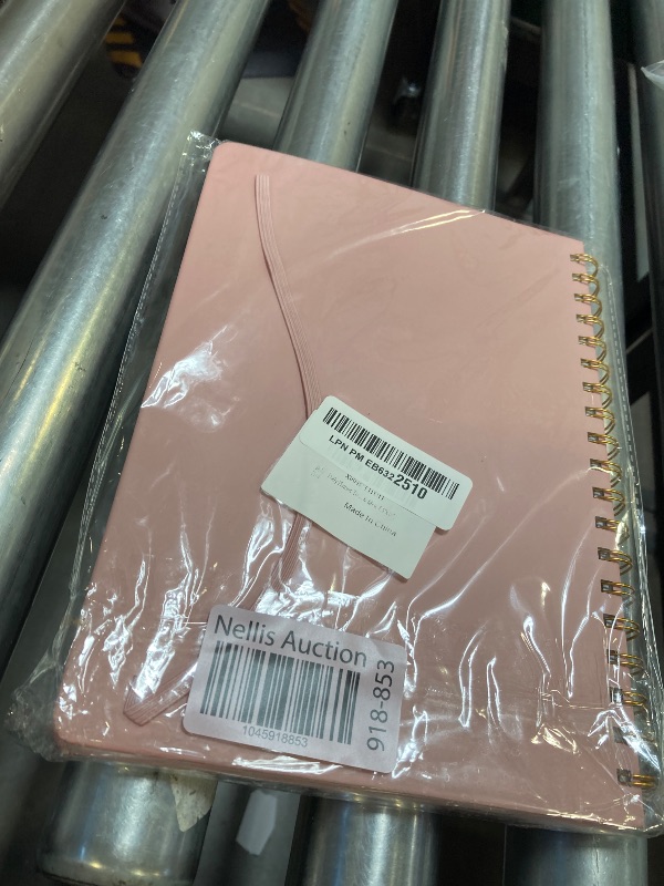 Photo 1 of Daily Planner To Do List Notebook with Hourly Schedule, Undated Spiral Appointment Planner to Organize Your Daily Task and Appointment, School or Office Supplies for Women & Men, 7.5"x10", Pink
