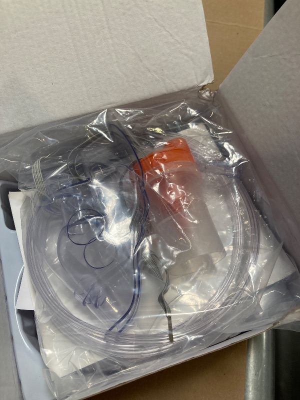 Photo 1 of Portable Nebulizer for Adults Kids, Accessory Device Intended for Single-Patient use,Mini Handheld Nebulizer with Mouthpiece, Steam Inhaler ofHome Cool MistNebulizer(Direct Patient Interface)0107-Z8