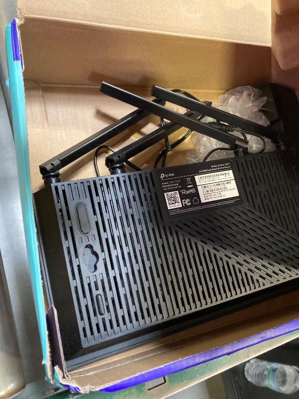 Photo 1 of TP-Link AX1800 WiFi 6 Router V4 (Archer AX21) – Dual Band Wireless Internet, Gigabit, Easy Mesh, Works with Alexa - A Certified for Humans Device
