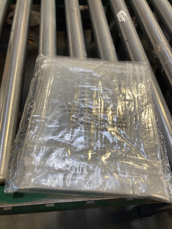 Photo 1 of Walrus Clear Vinyl Tablecloth Protector Waterproof/Oil-Proof Plastic Square Transparent Sheet Table Cover 54X54 Inch