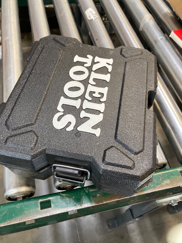 Photo 1 of Klein Tools 93LCLGR Self-Leveling Laser Level, Rechargeable, with Bright Green Cross-Lines and Red Plumb Spot, Magnetic and Ceiling Clamp Mounting