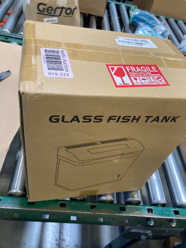 Photo 1 of Vimvins Betta Fish Tank 2 Gallon Glass Aquarium Starter Kit, Small Fish Tank with Filter and Light.
