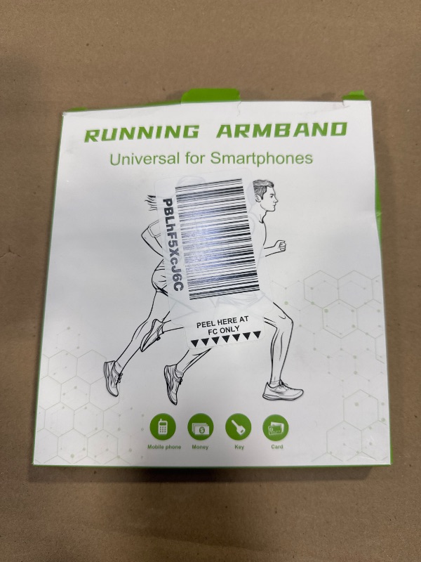 Photo 1 of Running Phone Armband with Earphone Holder - 3D Design Cell Phones Armband for iPhone 16/15/13 Pro/Plus & S24/S20, Water Resistant Sports Holder with Key Slot - Ideal for 6.9" Phones
