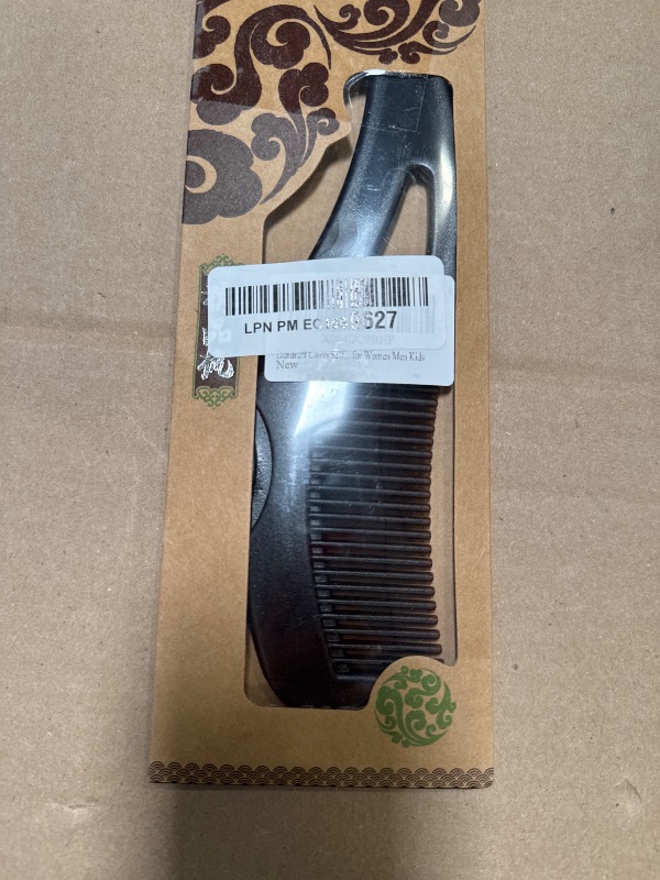 Photo 1 of Dandruff Comb with Self-Cleaning Hollow Teeth & Massage Handle - Scalp Detox Comb for Flakes, Oil Removal - Dandruff Scalp Hair Brush for Women/Men/Kids