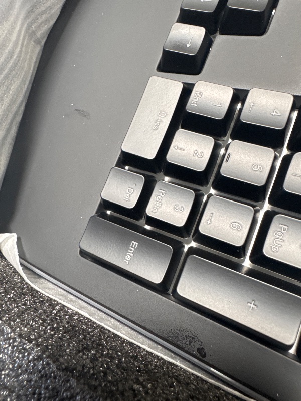 Photo 1 of Cloud Nine C989M Ergonomic Mechanical Keyboard for PC - Kailh Tactile Brown Switches - RGB Light Up LED Backlit with USB - Ergo Split Key Board with Macro