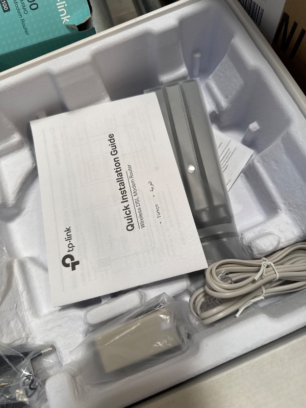 Photo 1 of TP-Link Archer VR2100 AC2100 Mbps, 4 Gigabit LAN Ports + 1 USB 3.0 Port, MU-MIMO, Super VDSL, Easy Installation with Tether App, Dual Band Fibre Supported Wi-Fi 5 VDSL/ADSL Modem Router