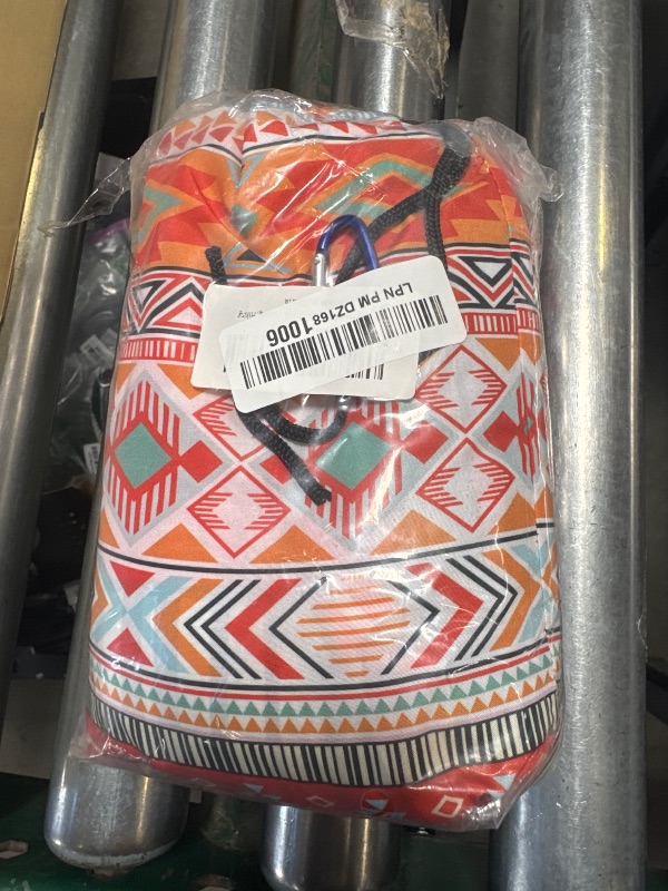 Photo 1 of HIHOHO Beach Blanket, Sandproof Beach Mat, Waterproof Quick Drying Lightweight Outdoor Aztec Picnic Mat 79" X 83"/120"x108" for 2-8 Adults for Travel, Camping, Hiking