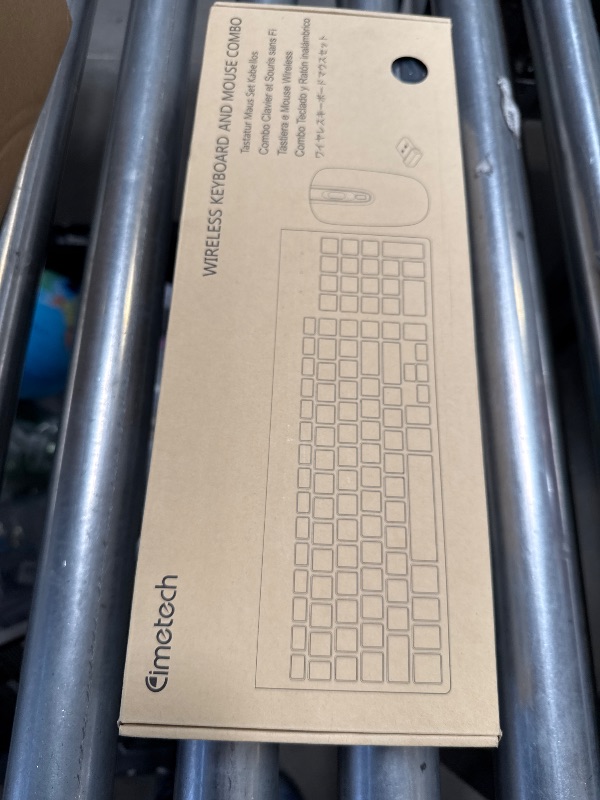 Photo 1 of cimetech EasyTyping KF10 Wireless Keyboard and Mouse Combo, [Silent Scissor Switch Keys][Labor-Saving Keys]Ultra Slim Wireless Computer Keyboard and Mouse, Easy Setup for PC/Laptop/Mac/Windows - Grey
