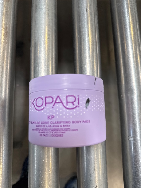 Photo 1 of Kopari KP Body Bumps Be Gone Clarifying Body Pads with 4.4% AHAs & BHAs | Reduces the Appearance of Pores and Bumps | Brighten Dark Spots & Smooths Skin Texture | 50 Pads
