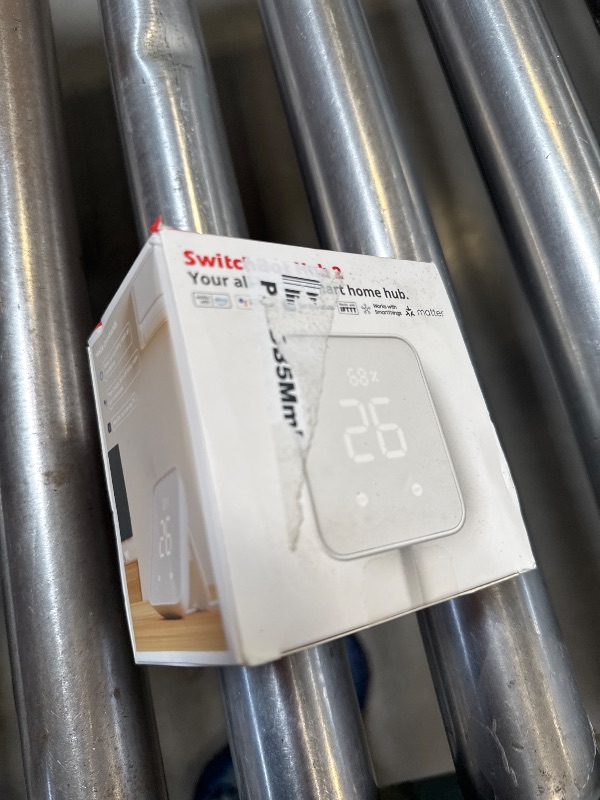 Photo 1 of SwitchBot Hub 2 (2nd Gen), work as a WiFi Thermometer Hygrometer, IR Remote Control, Smart Remote and Light Sensor, Link SwitchBot to Wi-Fi (Support 2.4GHz), Compatible with Alexa&Google Assistant