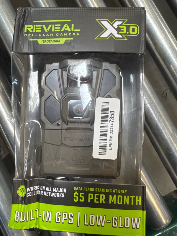 Photo 1 of TACTACAM Reveal X Gen 3.0 LTE Cellular Trail Camera AT&T and Verizon,1080p FHD Video, Low Glow IR LED Flash, No SD Card Required (RV-TC-XGEN3) for Hunting, Security, Surveillance