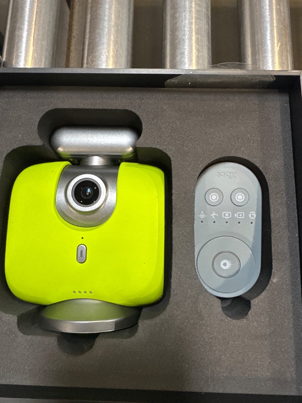 Photo 1 of XbotGo Chameleon AI Auto Sports Action Camera - 4K 60FPS Soccer Camera and Basketball Tracking Camera for Team Sports, Live Streaming, No Subscription, Works with iOS & Android (Lemon Green)