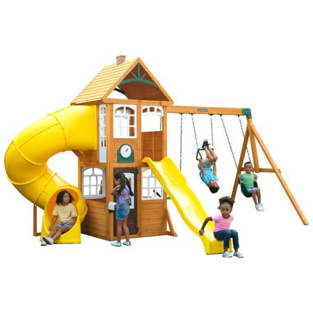 Photo 1 of Castlewood Swing Set Box 4 of 5

