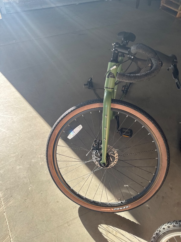Photo 1 of Ozark Trail 700C G.1 Explorer Drop Bar Gravel Bike, Medium Frame, Fits Riders 5'5" - 5'10", Green, Adult, Unisex, 54 cm
