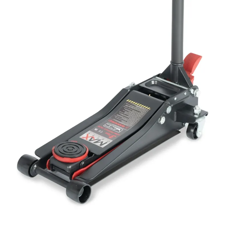 Photo 1 of Maxority 3 Ton Long-Reach Low-Profile Professional Floor Jack with DUAL-PISTON PUMP and Foot Pedal, Red