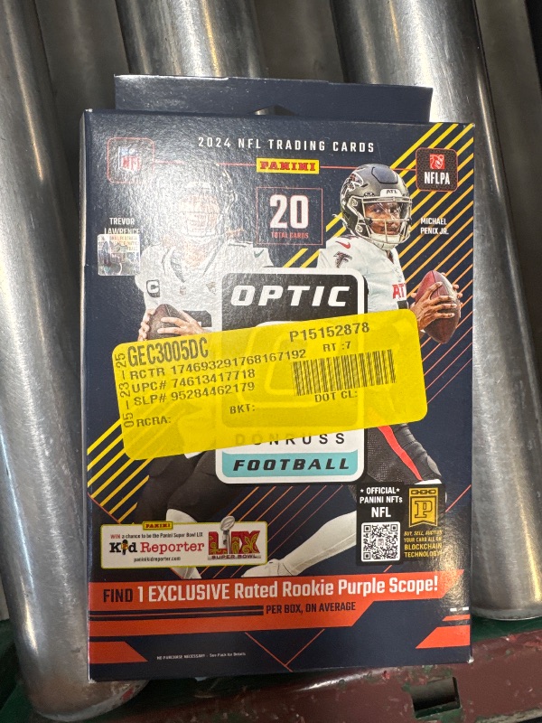 Photo 1 of 2024 Panini Donruss Optic NFL Football Trading Cards Hanger Box 
