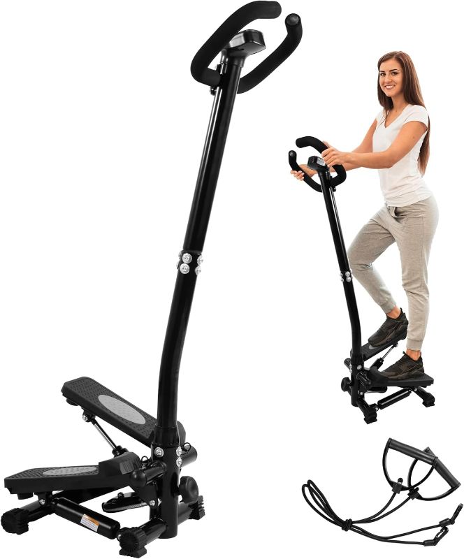 Photo 1 of Signature Fitness  Mini Steppers for Exercise with Handlebar